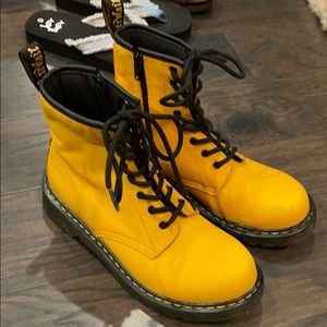 Yellow Doc Martin’s